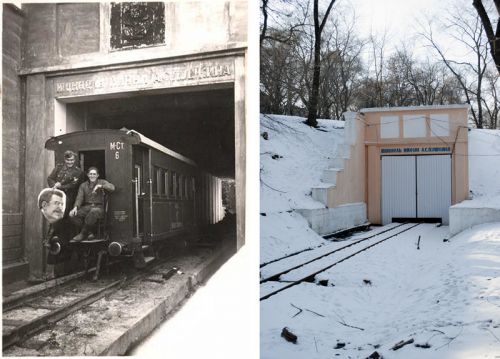 Детская железная дорога в парке им. Чкалова